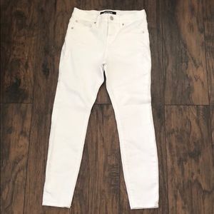 EXPRESS white jean leggings